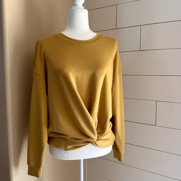 Magaschoni Womens Top Medium Modal Cotton Long Sleeve Crew Neck Solid Soft - Picture 3 of 5